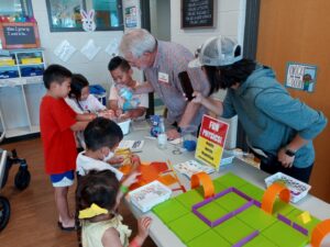 Having fun at Rossmoyne Elementary School's STEAM Fair!