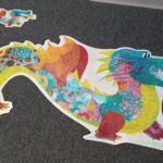 Leon the Dragon Djeco Giant Floor Puzzle