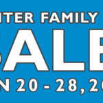 Winter Family Fun Sale Notice - January 20th thru 28th 2023