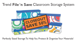 Closeout on TREND File 'n Save Classroom Storage